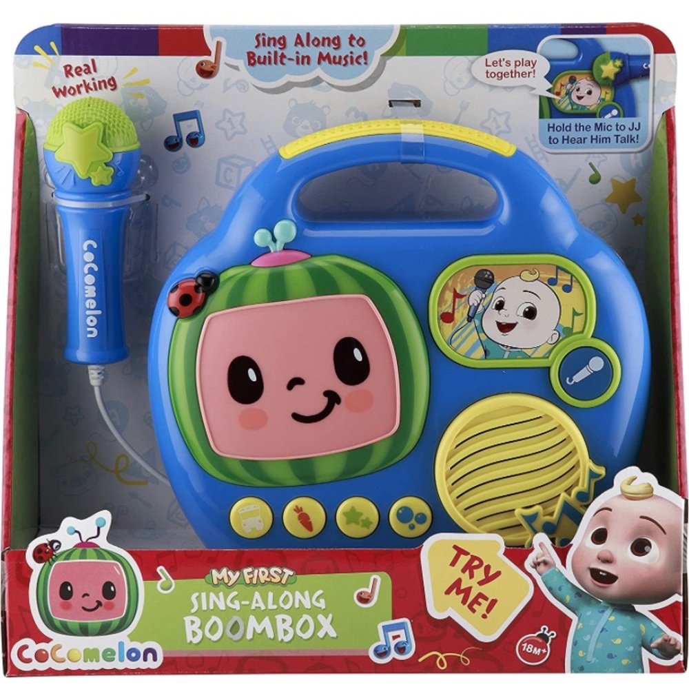 COPY - Cocomelon My First Sing-Along Toddler Boombox with Built in Microphone